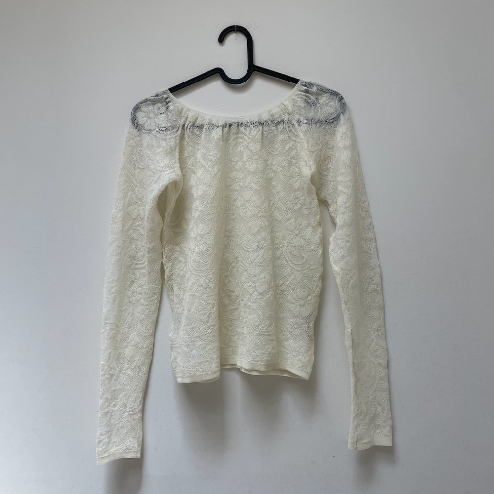 Paloma Wool Sheer Lace Top